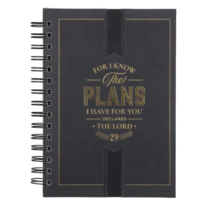 Journal I Know the Plans Black HC